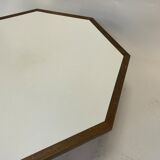Vintage coffee table wenge hexagon 1960