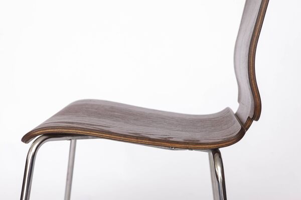 Chaise Gilbert IKEA – Chaise de salle à manger empilable vintage des années 1990, contreplaqué de teck