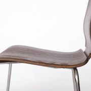 Chaise Gilbert IKEA – Chaise de salle à manger empilable vintage des années 1990, contreplaqué de teck