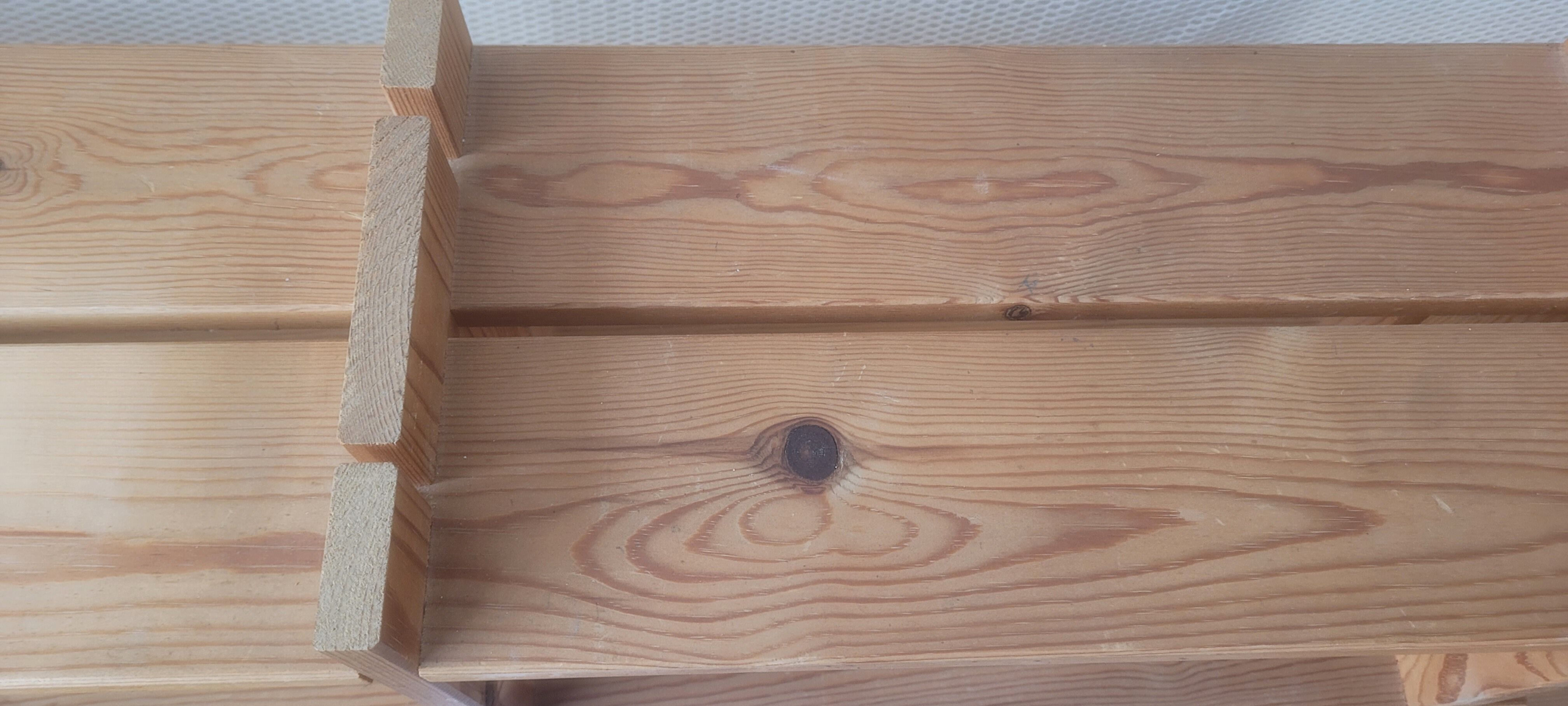 Vintage pine wall shelf