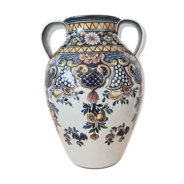 35 cm Portuguese ceramic vase Outeiro Agueda