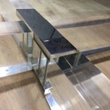 Michel Dumas Plexiglas coffee table circa 1970