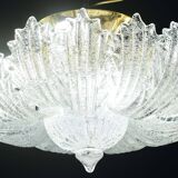 Garda, luxury Italian Murano glass ceiling light or flush mount, 1980s
