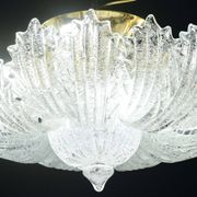 Garda, luxury Italian Murano glass ceiling light or flush mount, 1980s
