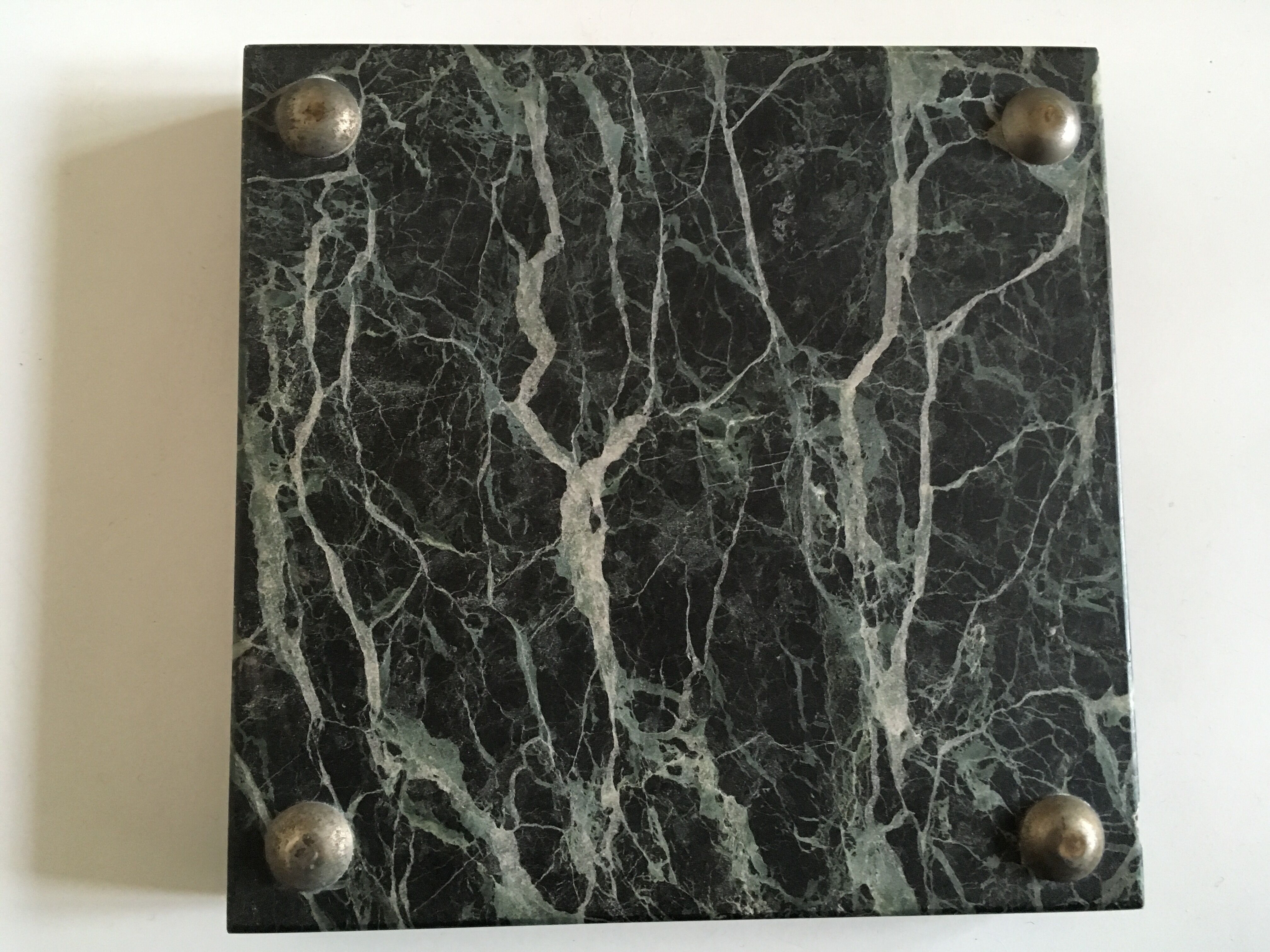 Green marble flat undermat 1960