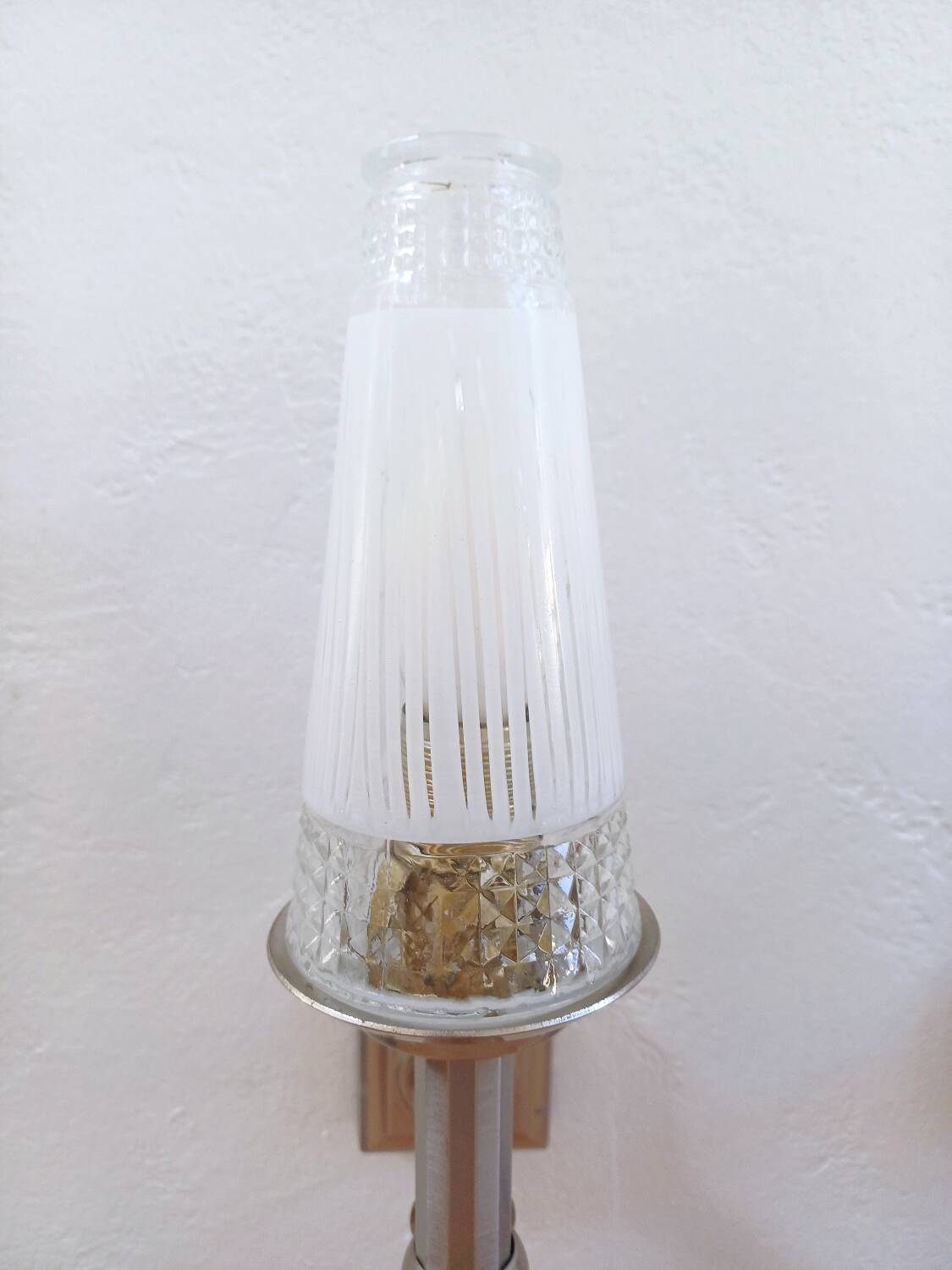 Paire d'appliques murales des années 1950