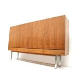 Rare buffet vintage en palissandre par Leo Bub pour Wertmöbel.