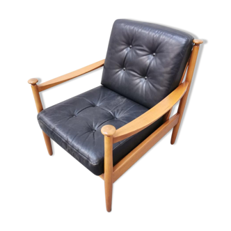 Danish leather armchair