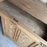 Grand Louis-Philippe buffet in pitch pine (renovated)
