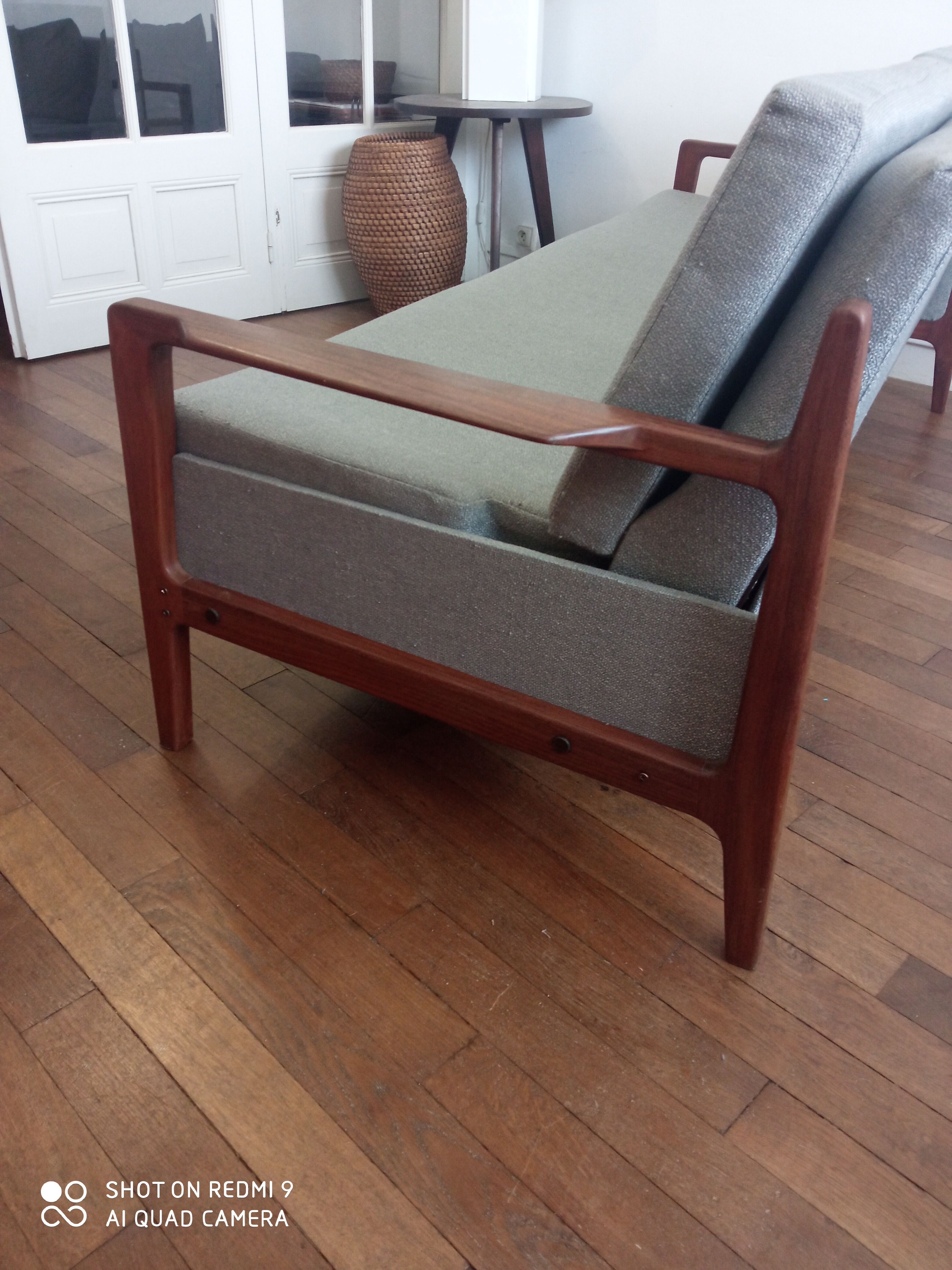 Danish sofa in vintage teak