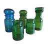 Set of 5 glass jars