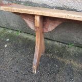 Wooden farm bench "perch"