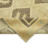 Tapis beige turc tissé à la main 148 cm x 225 cm