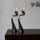 Pair of candle holders #Arclumis / Matthiew Hilton for SCP England / 80s