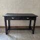Black table with 2 drawers