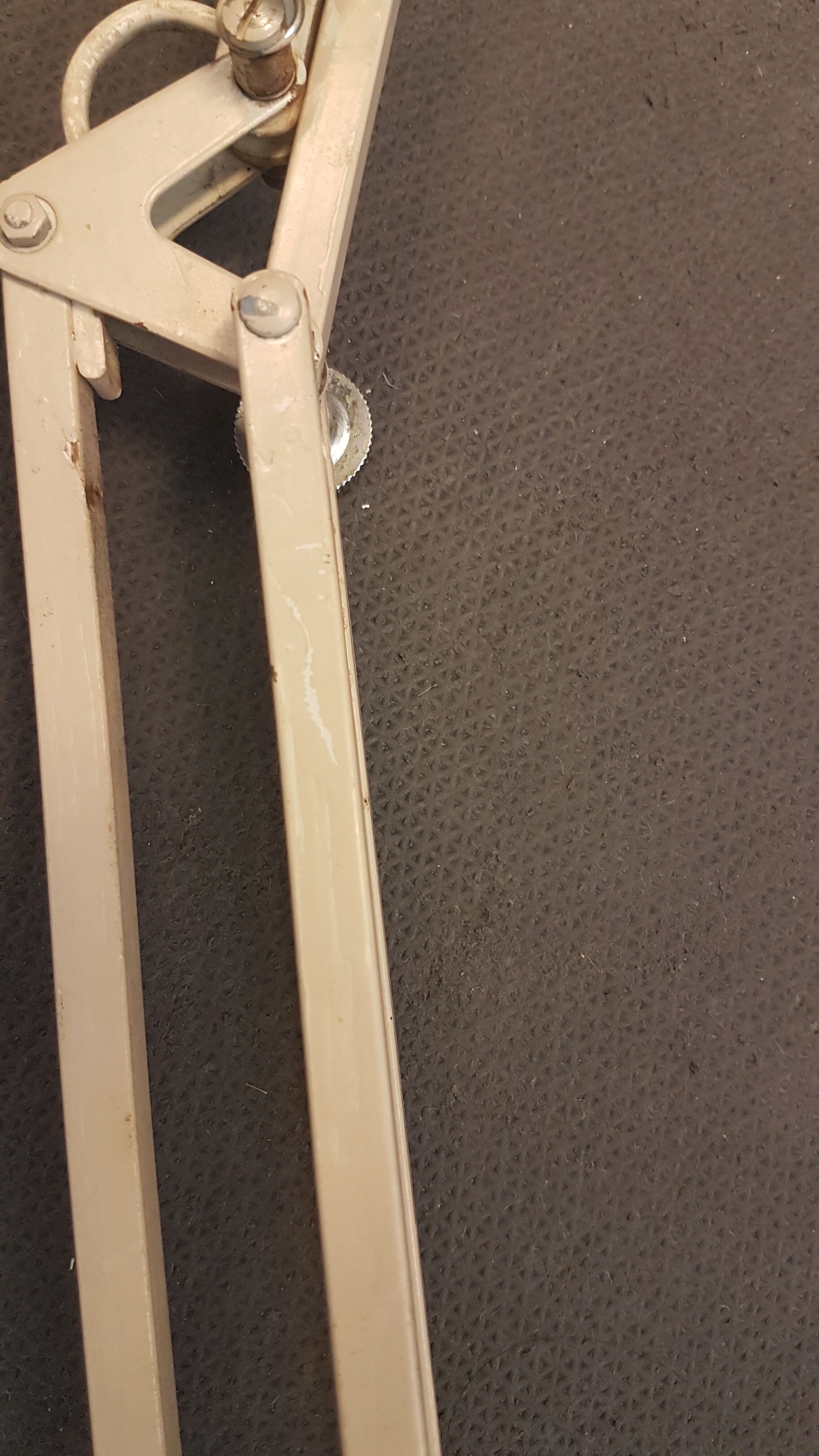 Luxo architect floor lamp on wheels, 1960s