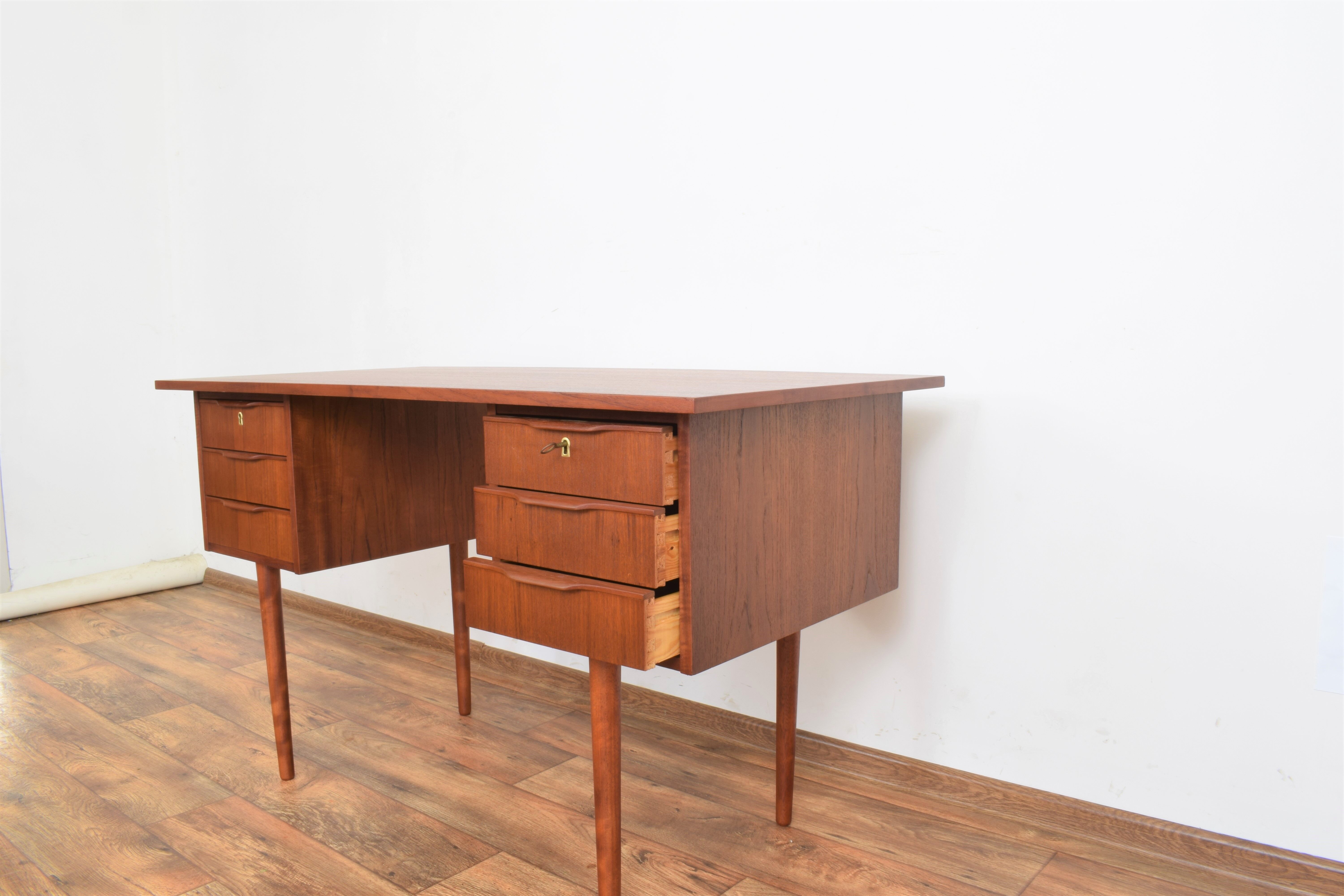 Teak danish desk