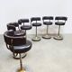 Vintage Swedish design barstools Jupiter Borje Johanson
