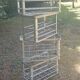 Stackable metal lockers