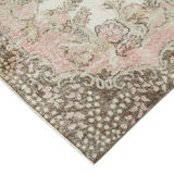 Hand-knotted vintage turkish beige rug 170 cm x 290 cm