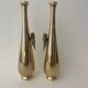 Pair of gilded bronze flower vases - Japan - 1900 Meiji era