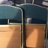 Set of 4 folding chairs DMA industry TBE and numbered