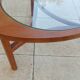 Table basse teck vintage scandinave