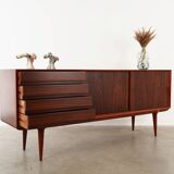 Rosewood sideboard, Danish design, 1970s, manufactured by Omann Jun