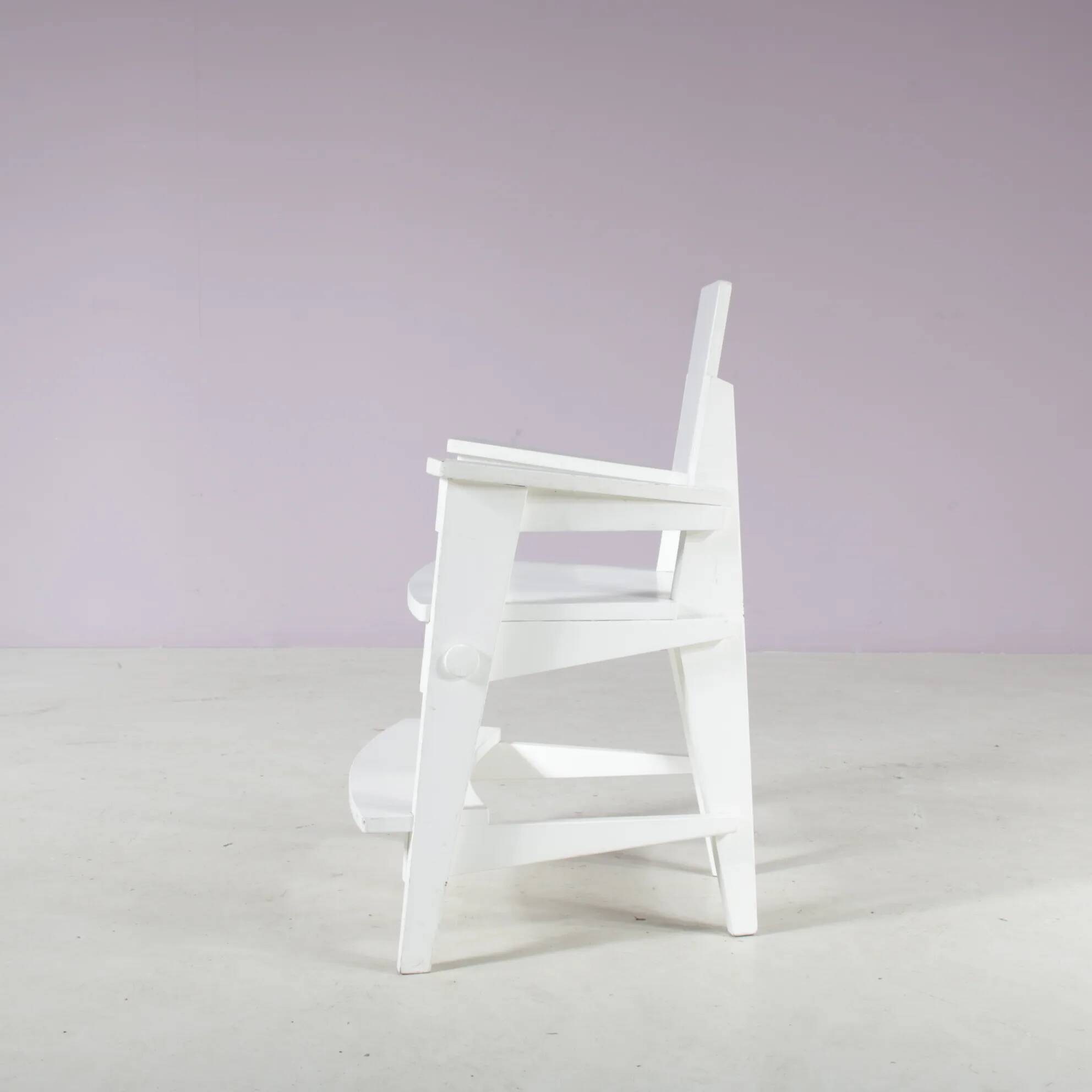 1930 Amsterdam School style children chair from the Netherlands