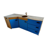 Corner kitchen in wood / dinette brand WESCO, vintage 90s