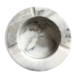Grey marble ashtray