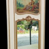 Old trumeau mirror
