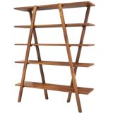 New Scandinavian style wooden bookshelf