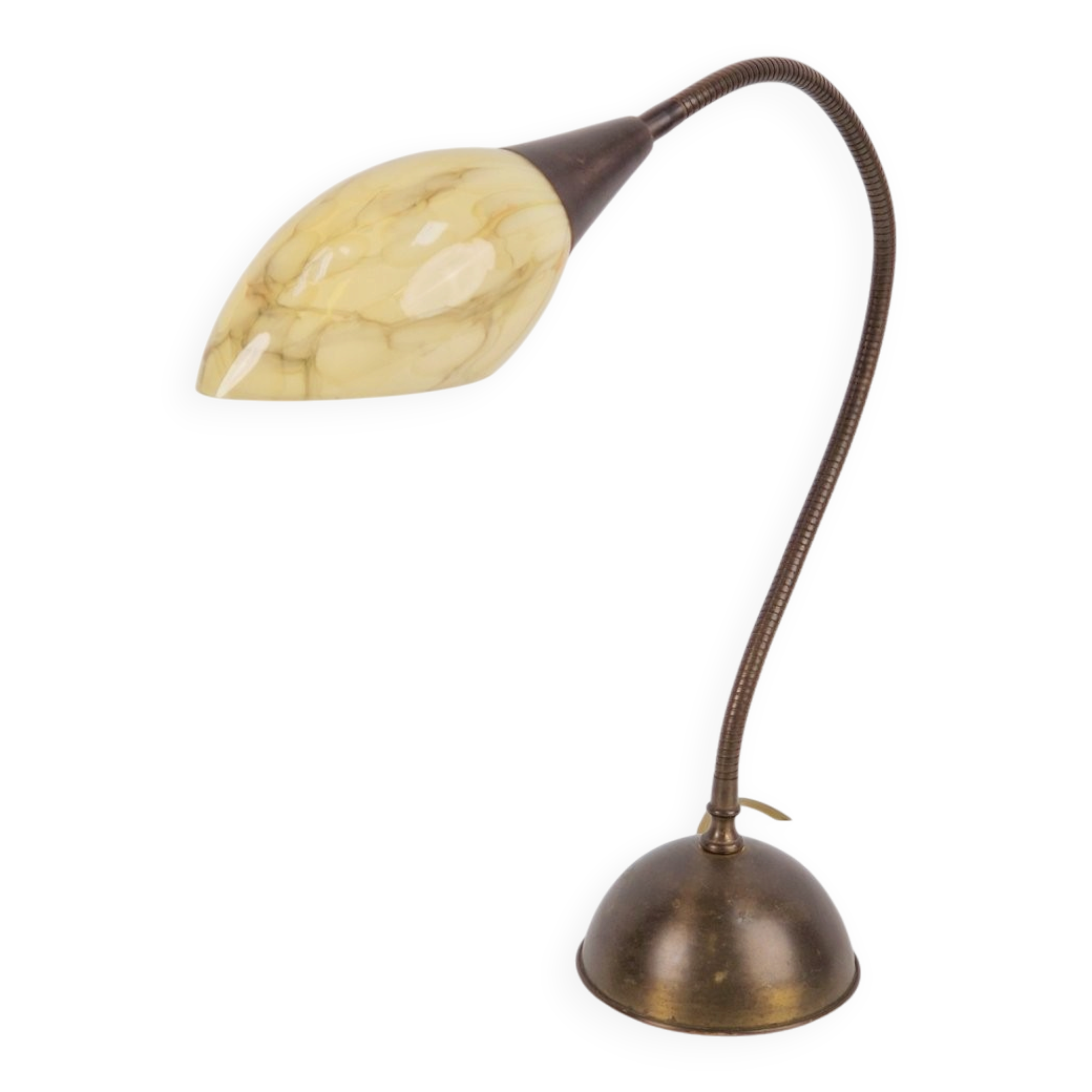 Vintage Art Deco Flex Neck Desk Lamp, 1950s