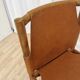 Vintage Janez Lajovic Leather Dining Chair: Mid-Century Modern 1980s