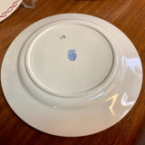 Dessert service 9 vintage Badonviller porcelain plates from the 60s