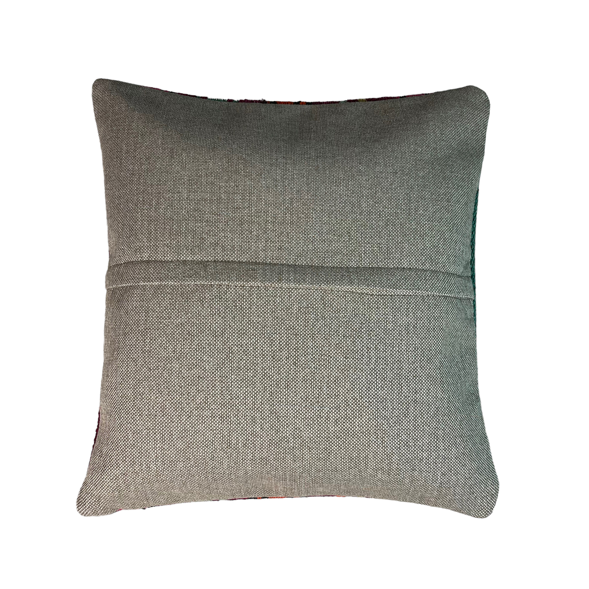 Vintage turkish kilim cushion cover , 40 x 40 cm