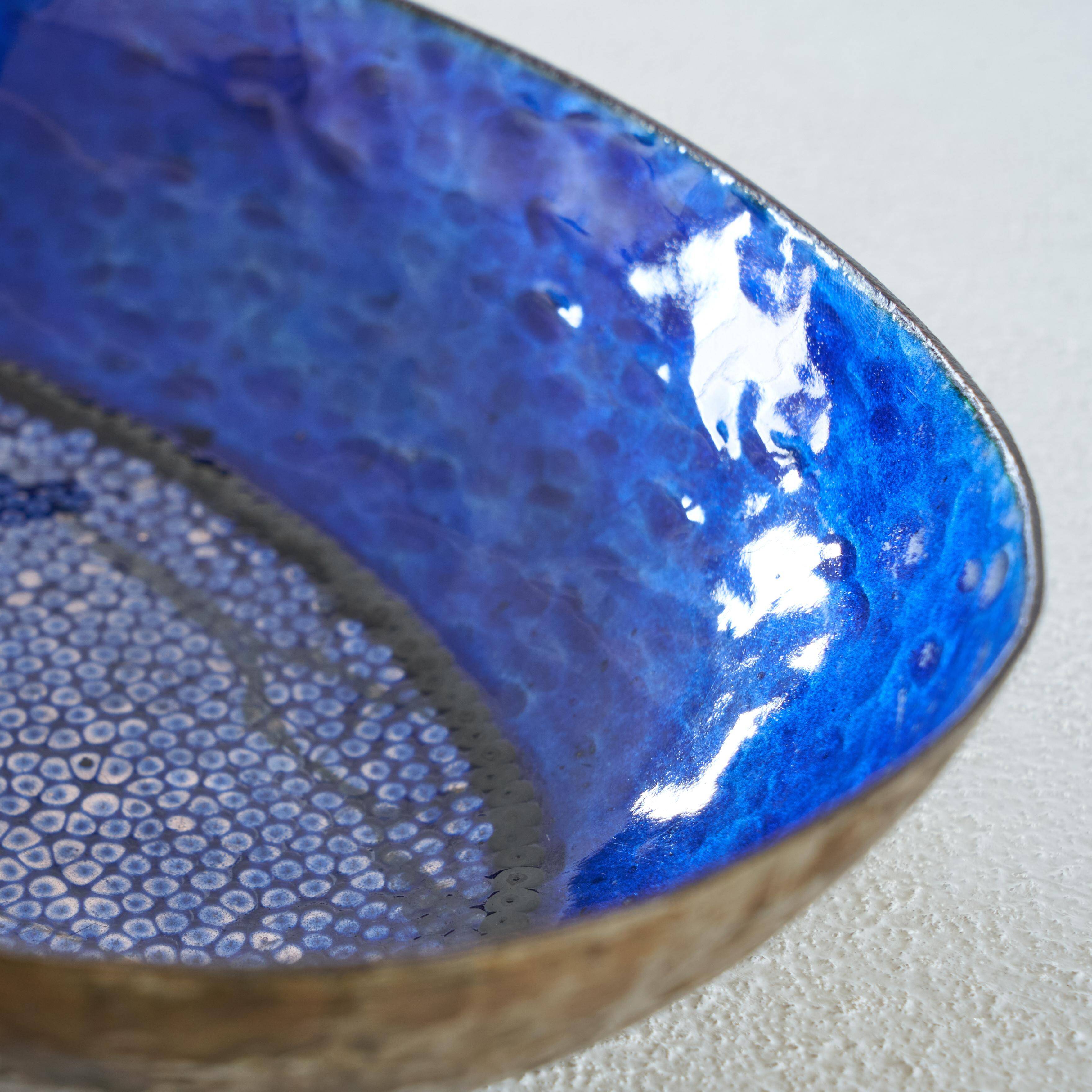 Hammered and enamelled Valenti cup from the 1960s.