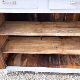 Parisian buffet in old grey ceruse pine