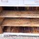 Parisian buffet in old grey ceruse pine