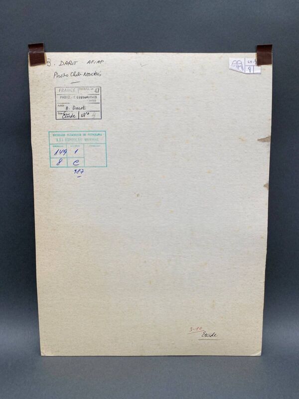 Photo argentique Bernard Darot Étude XXe Photo Club Nantais AFIAP