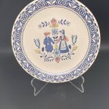 Assiette en grès (fabrication anglaise)