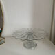 Glass cake dish