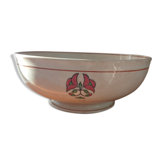 Saladier en porcelaine Terre de Fer E. Charbonnier