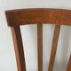Set of 2 old mulched wooden chairs