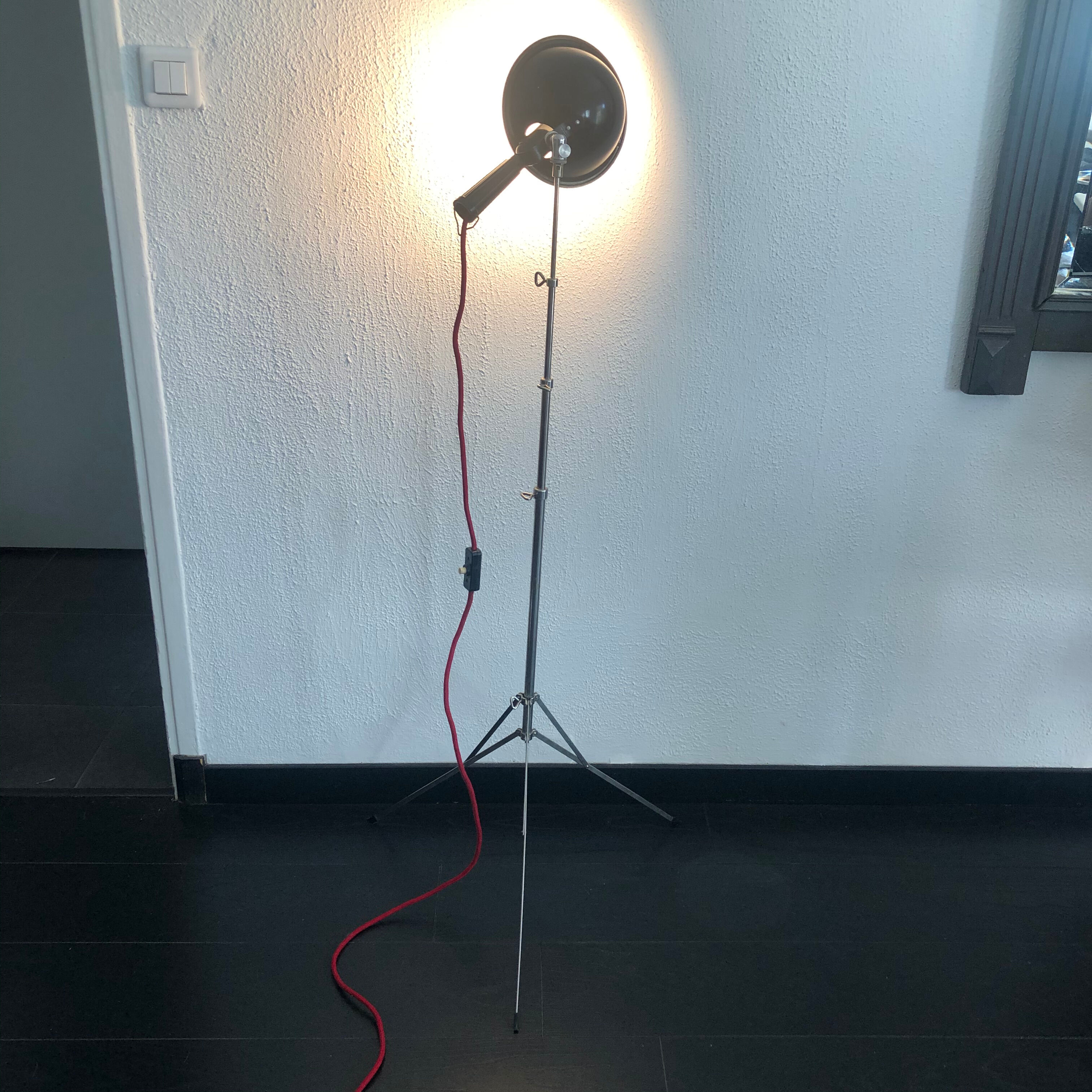 Vintage lamp 1950 photo studio projector reader - 200 cm