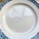 6 Flat plates Terre de fer Longchamp model René Made in France