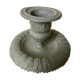 Candlestick time 19th bronze green gray