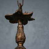 Chandelier in bronze 5 light rock