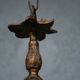 Chandelier in bronze 5 light rock